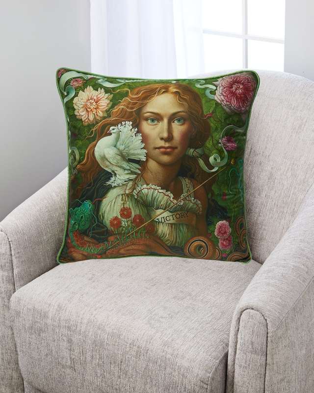 Slay Your Dragon Silk Pillow
